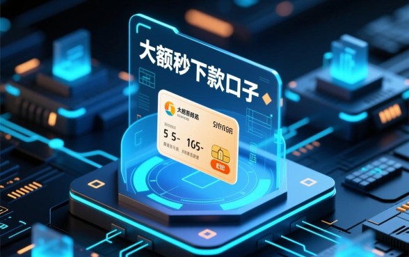 2026正规大额秒下款口子有哪些