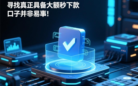 2026正规大额秒下款口子有哪些