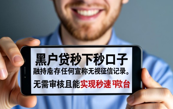 黑户贷秒下的口子有哪些