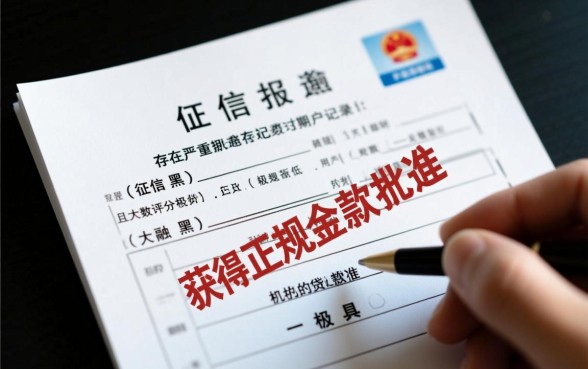 大数据黑了怎么申请贷款