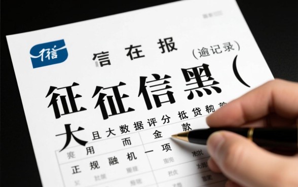 大数据黑了怎么申请贷款