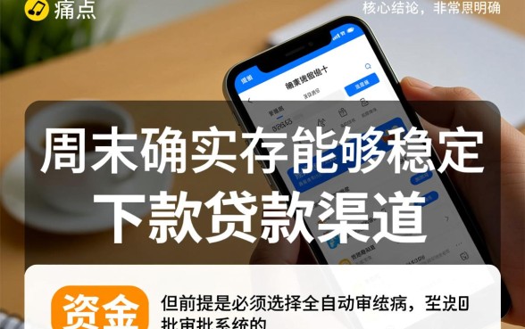 周末稳下款的口子有哪些