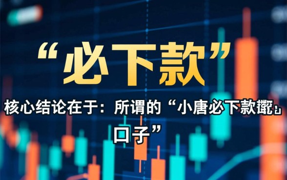 小唐必下款的口子是真的吗