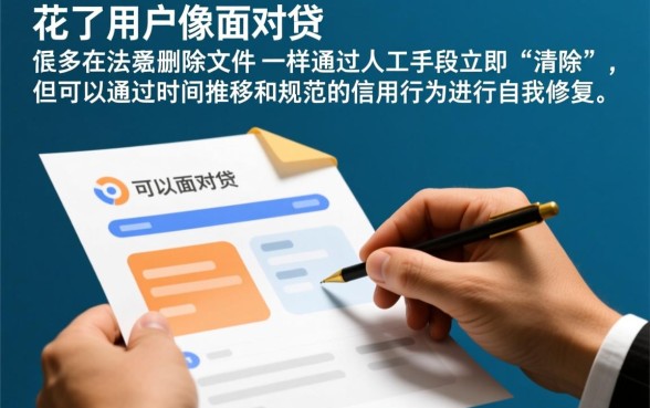 征信花了怎么恢复最快消除