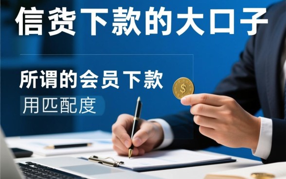 会员下款的大口子是真的吗