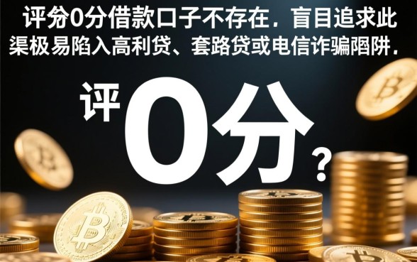 评分0分借款口子怎么申请