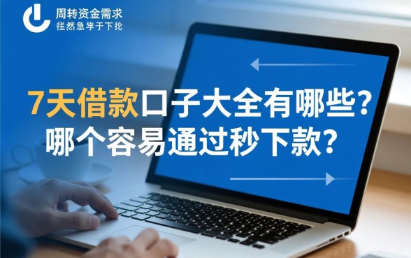 7天借款口子大全有哪些