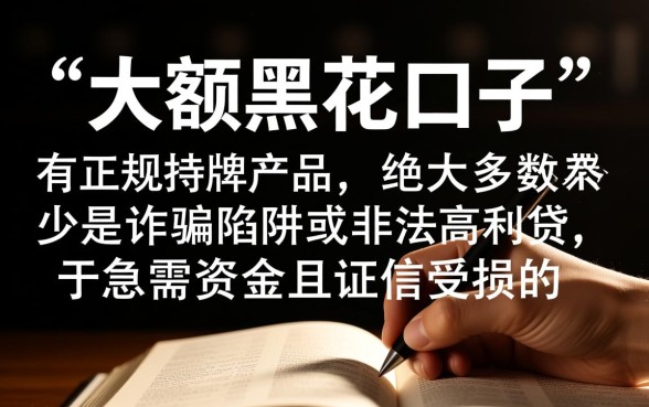 2026年最新无视征信的大额黑户口子