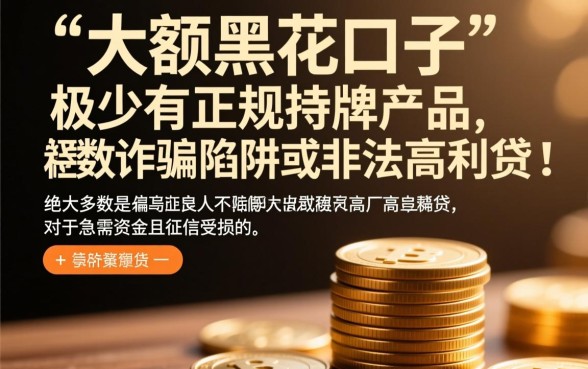 2026年最新无视征信的大额黑户口子
