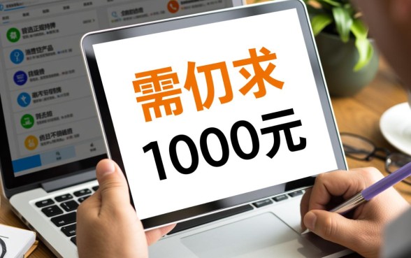 急需1000元怎么秒批下款