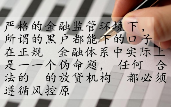 2026年不用审核的黑户贷款