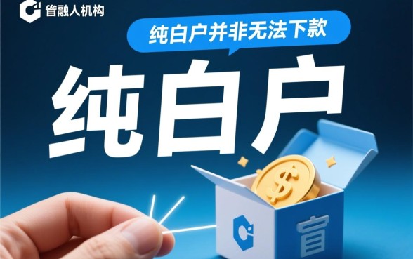 纯白户必下款口子有哪些