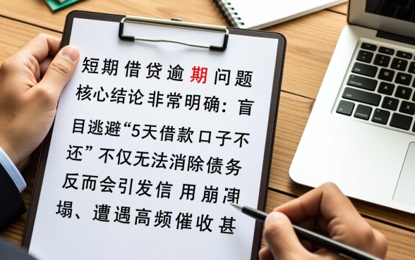 5天借款口子不还会怎么样