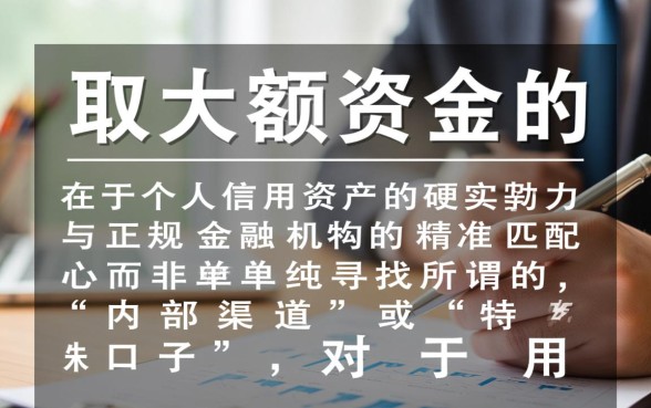 2026最新靠谱大额贷款哪里有
