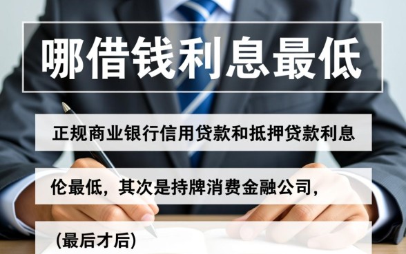 去哪借钱利息最低?正规网贷平台哪个利息最低? 正规网贷平台哪个利息最低