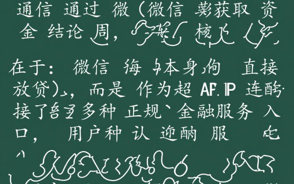 微信微粒贷借钱入口在哪里