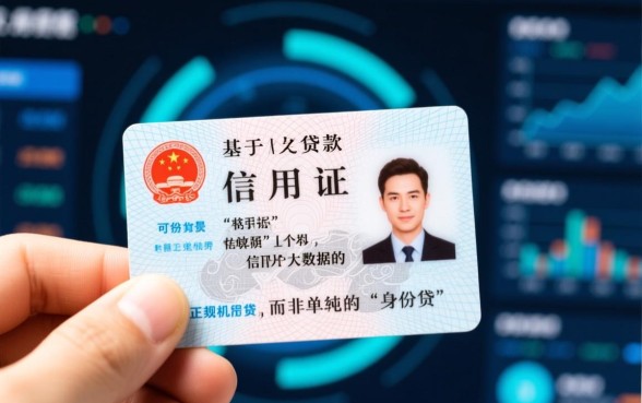 凭二代身份证贷款怎么申请