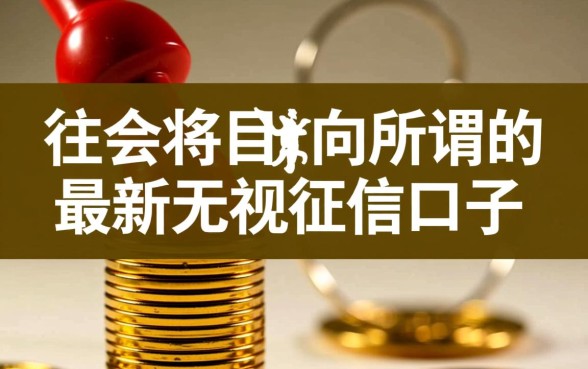 2026无视征信口子哪里能下款