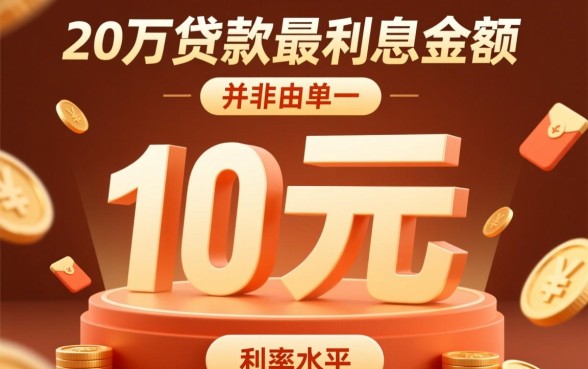 20万贷款利息多少,一年利息怎么算? 20万贷款利息多少