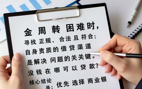 急需用钱哪里能借到钱