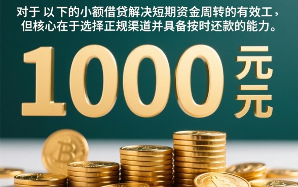1000以下借款哪里借,1000元小额贷款秒到账吗? 1000元小额贷款秒到账吗