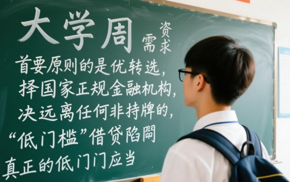 大学生低门槛贷款怎么申请
