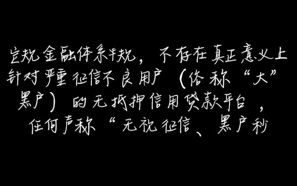 2026最新不看征信的口子