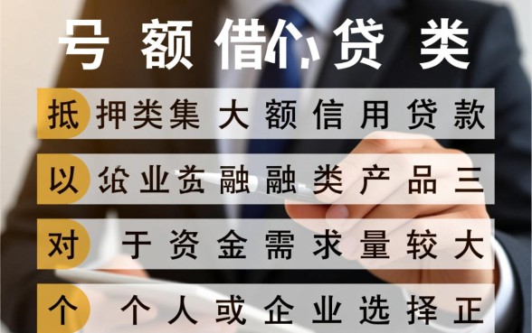 大额的借贷有哪些渠道,哪里可以申请大额贷款? 大额的借贷有哪些渠道