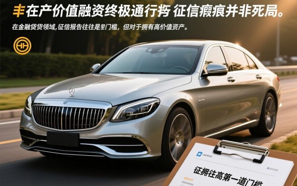有车无视黑白贷款能下款吗