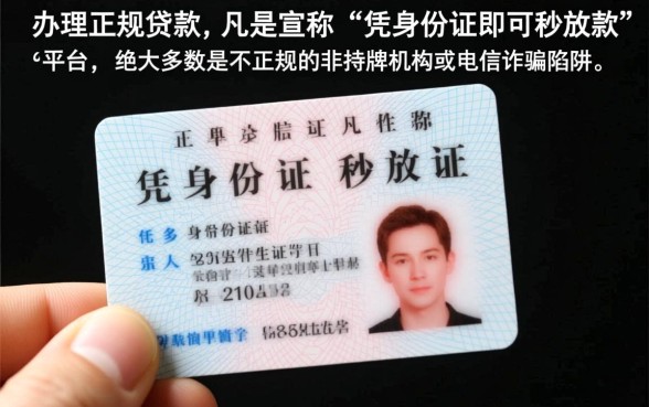 凭身份证贷款哪里可以贷安全吗