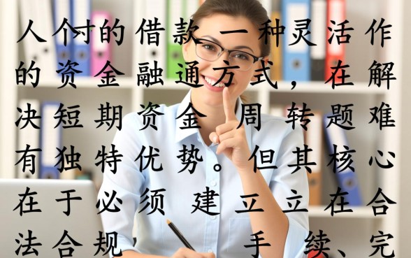个人对个人的借款怎么借