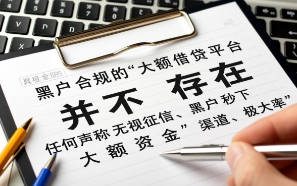 黑户大额借贷平台哪里有