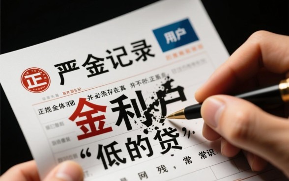 黑户利息低的网贷是真的吗