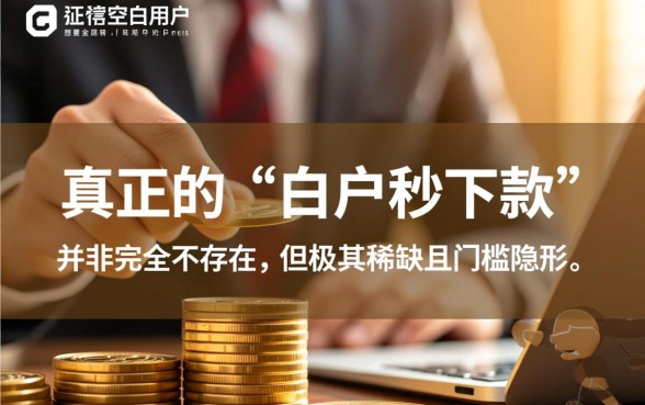 白户秒下款的网贷有哪些
