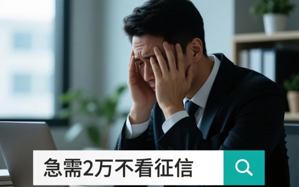 急需2万不看征信哪里借