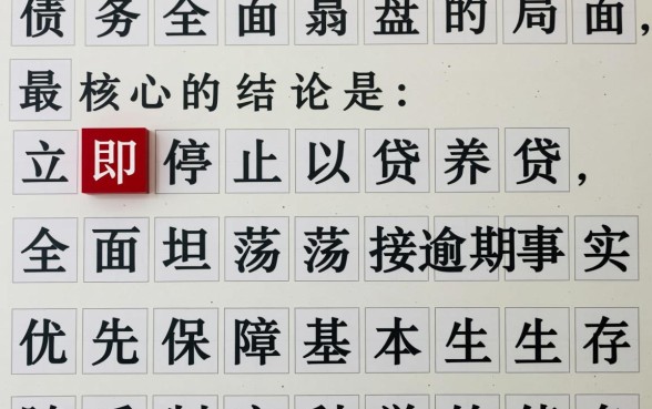 20个口子全逾期怎么办