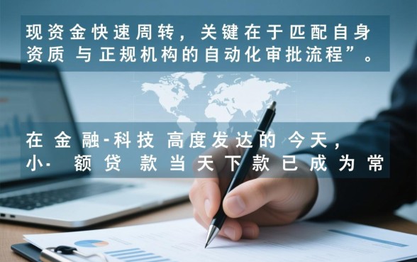 小额贷款当天下款是真的吗