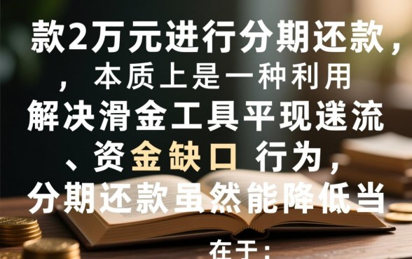 借款2万分期还款利息多少