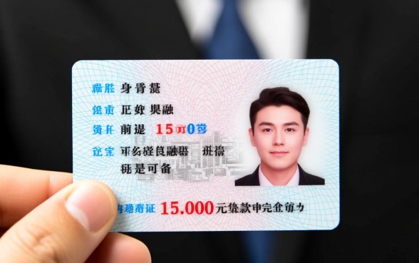 身份证贷款1万5怎么申请