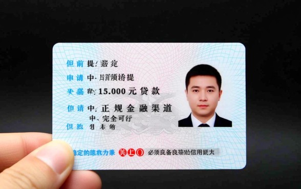 身份证贷款1万5怎么申请