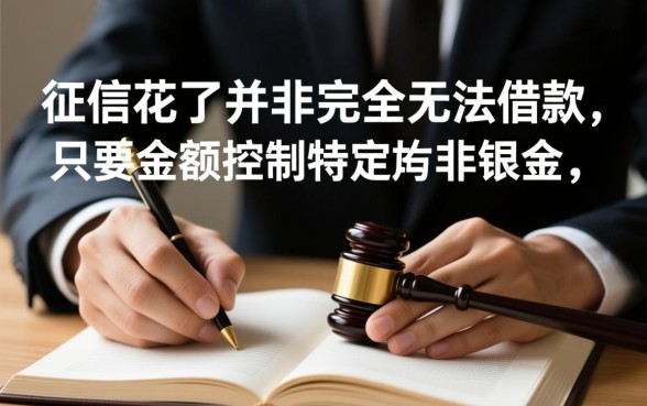 征信花了怎么借款1万