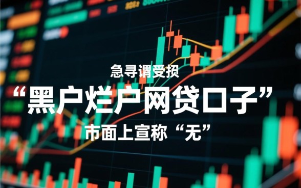 黑户烂户网贷口子能下款吗