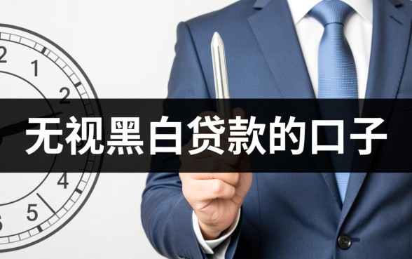 2026无视黑白口子怎么申请