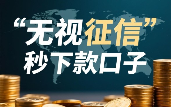 秒下款口子无视征信是真的吗