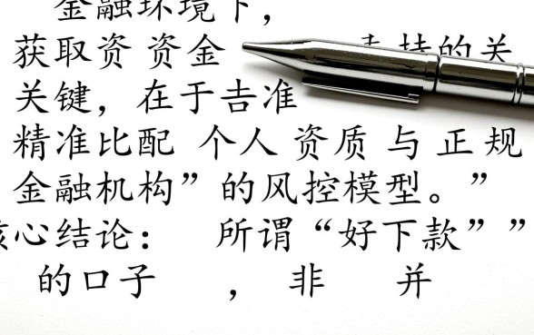 最近可以下款的口子怎么申请