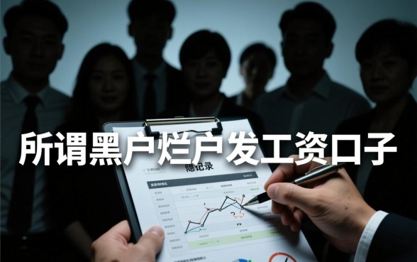 黑户烂户发工资口子有哪些