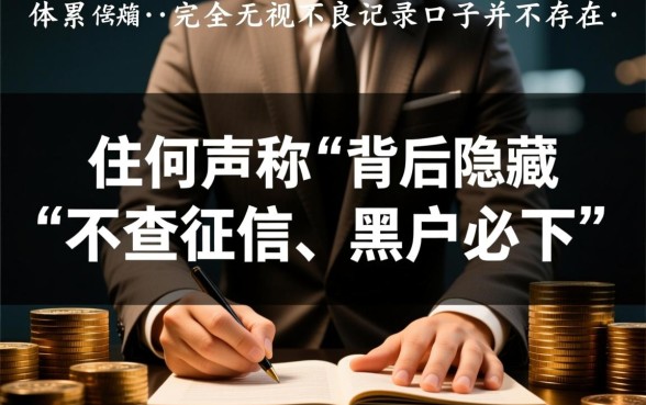 无视不良记录的口子有哪些