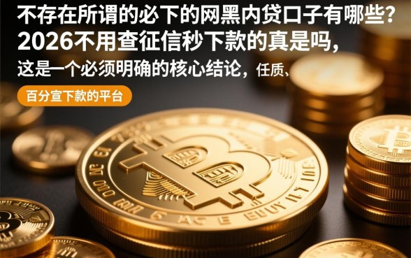 2026不用查征信秒下款是真的吗