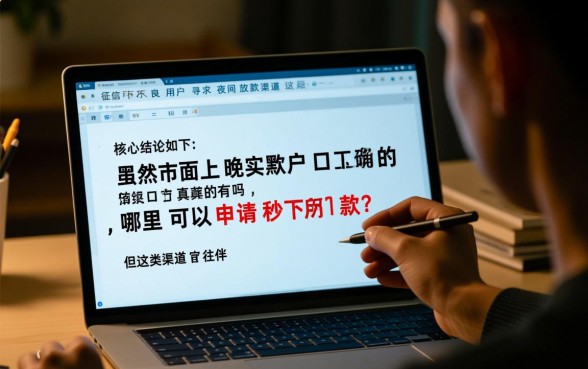 黑户晚上下款的口子真的有吗