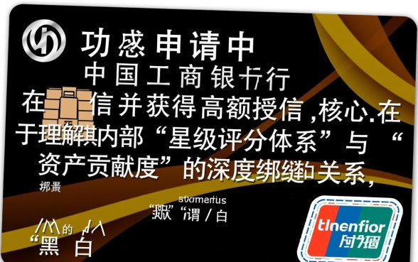 工行黑白口子信用卡怎么申请
